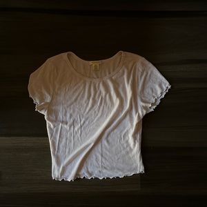 white baby tee